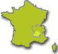 Lagorce ligt in regio Ardèche