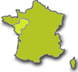 Saumur ligt in regio Pays de la Loire / Vendée