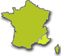 Port Grimaud ligt in regio Provence-Alpes-Côte d'Azur