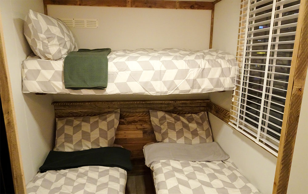 slapen in de glampingstacaravan slapen in de glampingstacaravan