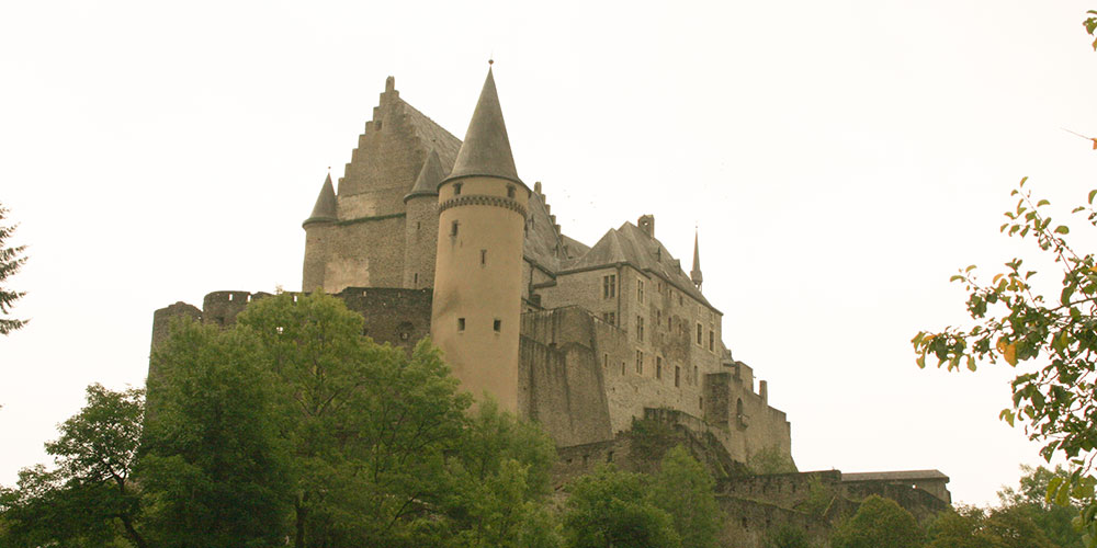 Uitzicht op Kasteel Vianden