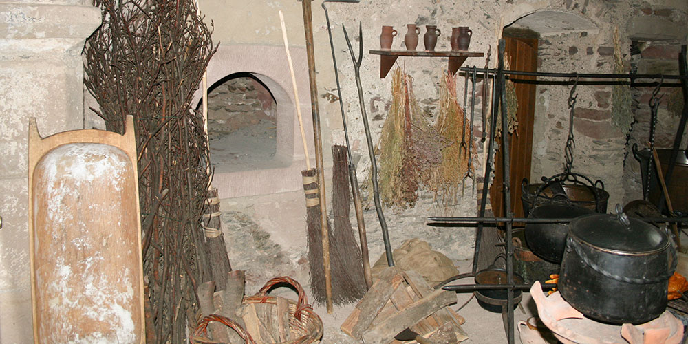 Antieke Keuken Vianden De antieke keuken van Kasteel Vianden