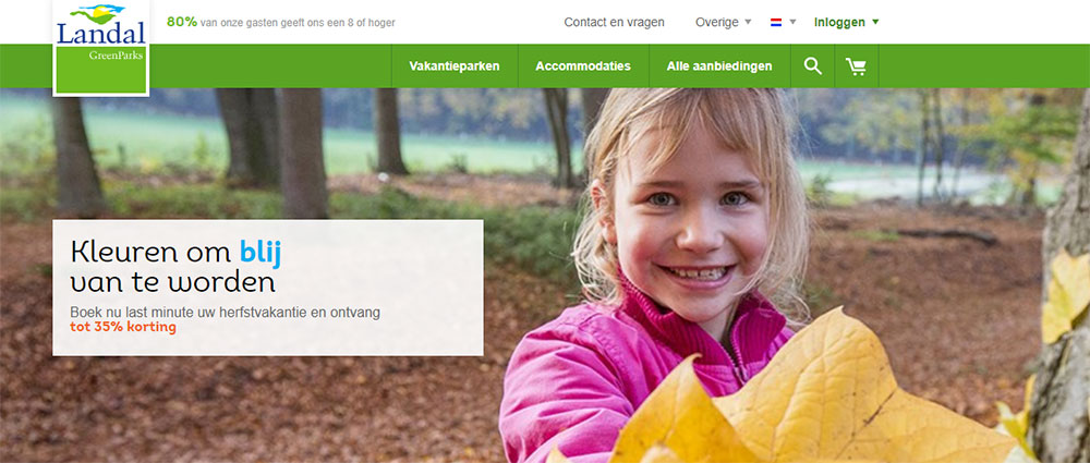Herfstvakantie bij Landal nu tot wel 35% korting Herfstvakantie bij Landal nu tot wel 35% korting