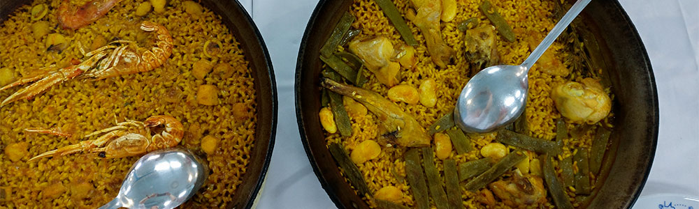 Paella eten in Spanje Paella eten in Spanje