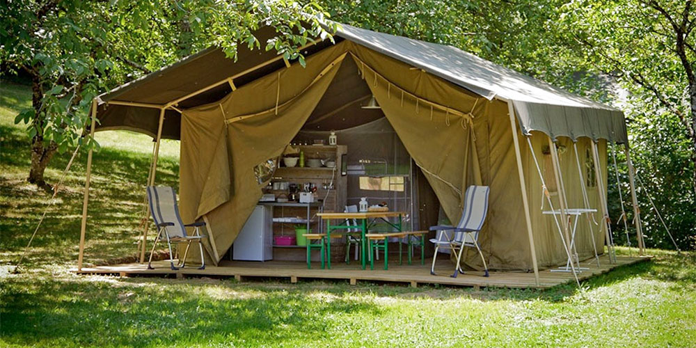 Domaine du Moulin des Sandaux, glampingcamping Dordogne