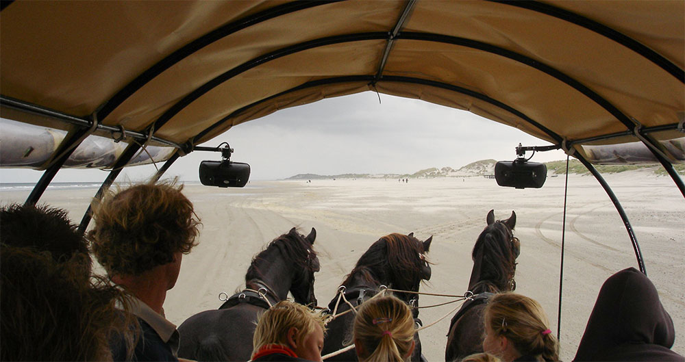 Terschelling verken je per huifkar Terschelling verken je per huifkar