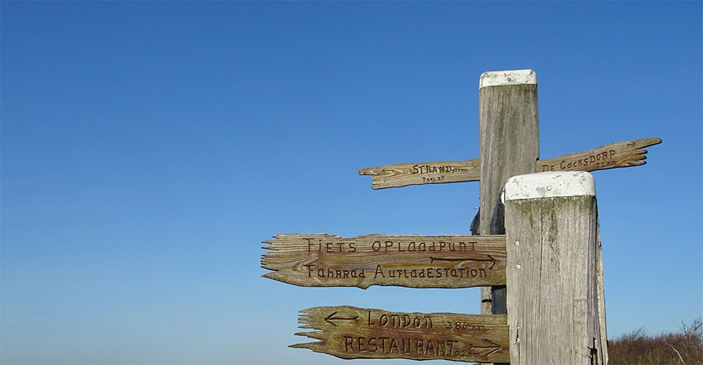 Wandelen richting Cocksdorp, Texel