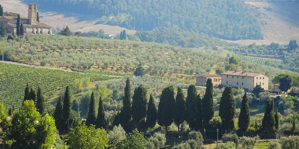 Een typisch Toscaanse Landschap Een typisch Toscaanse Landschap