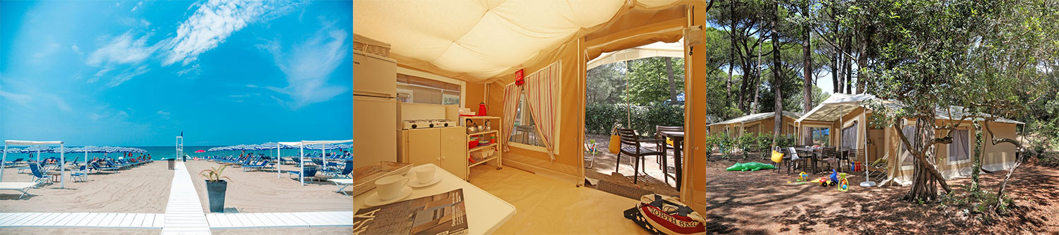 glamptent op camping Etruria glamptent op camping Etruria