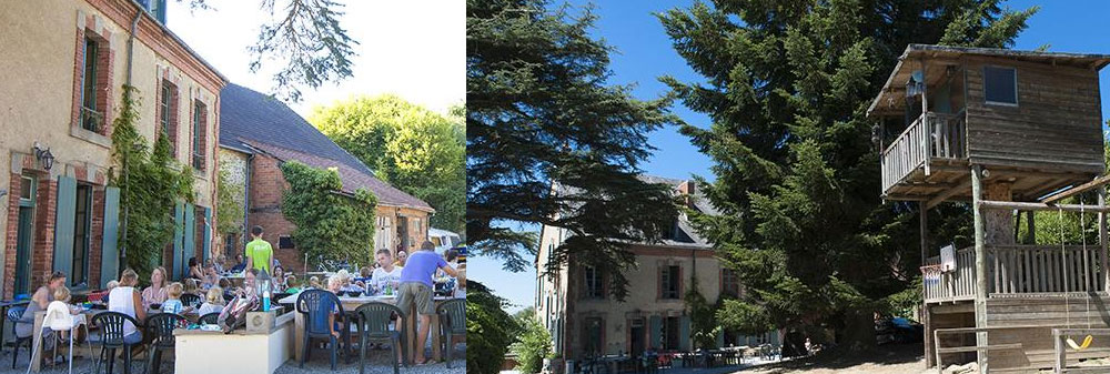 Eenoudercamping Maison Courbarien in de Limousin Eenoudercamping Maison Courbarien in de Limousin