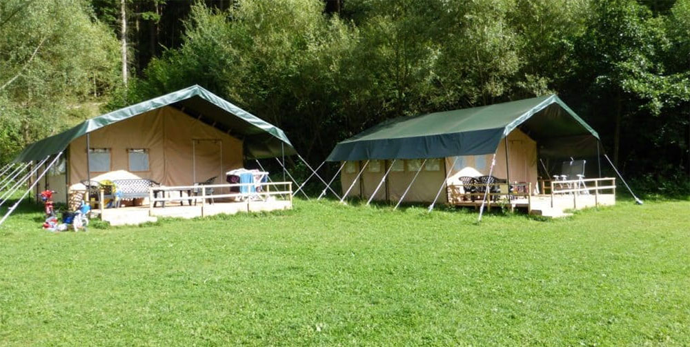 glamping in Duitsland op camping Bockenauer Schweiz glamping in Duitsland op camping Bockenauer Schweiz