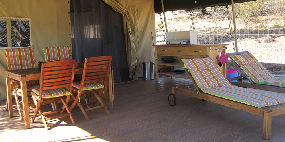 Kleinschalige glampingcamping in Extremadura