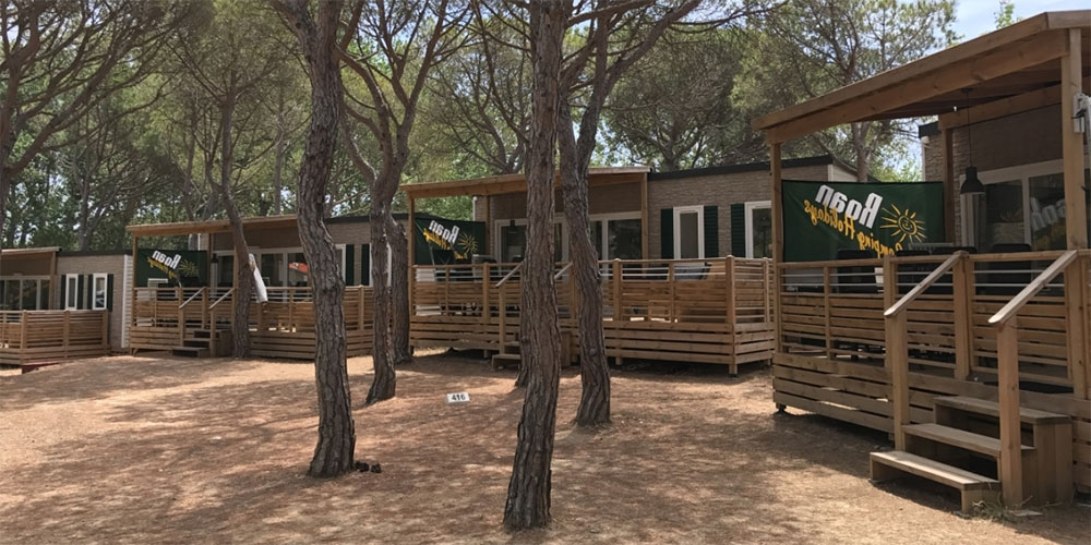 Luxe kamperen op Playa Brava, glampingcamping Costa Brava