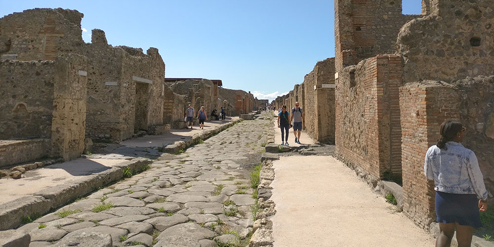 De lange straten van Pompeï De lange straten van Pompeii