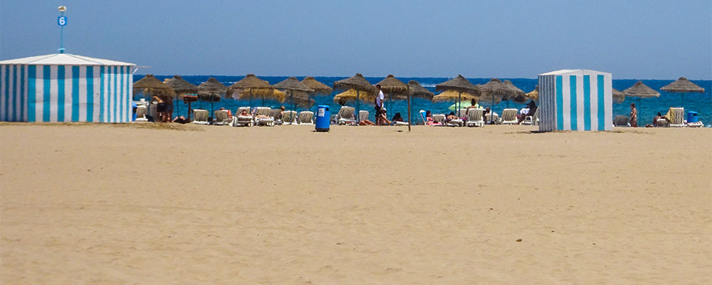 Strand bij Valencia Strand bij Valencia
