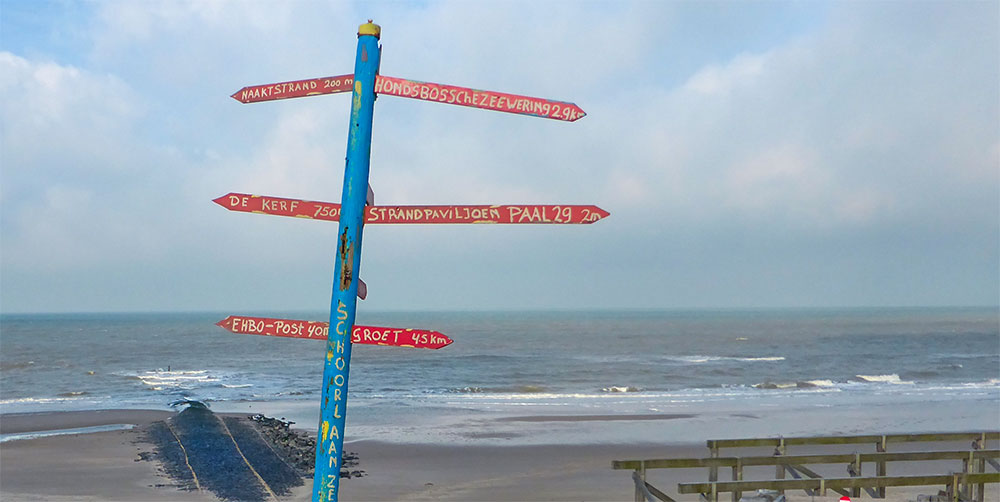 Vakantie in Noord-Holland, strand Schoorl Strand bij Schoorl
