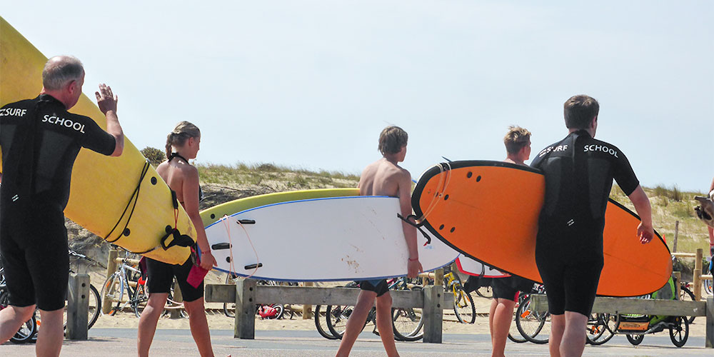 Watersport, surfen en stranden