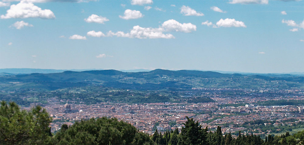 Toscane, met uitzicht op Florence Toscane, met uitzicht op Florence