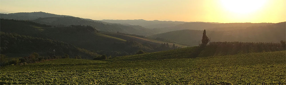 Het prachtige Italiaanse landschap