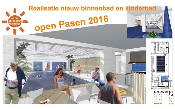 Nieuw binnenbad op De Vreehorst Nieuw binnenbad op De Vreehorst