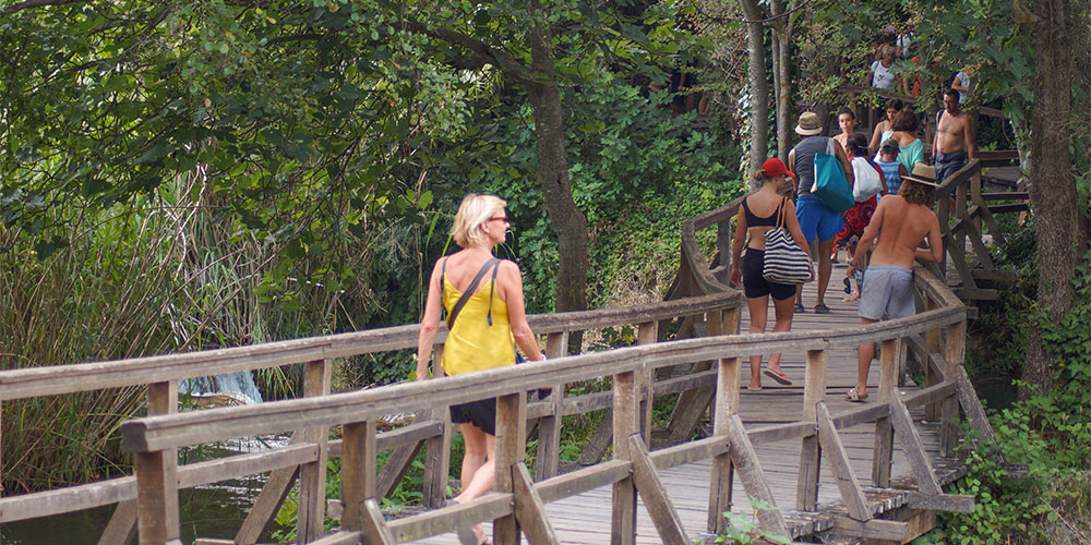 Prachtige wandeling door het Krka Natuurpark Prachtige wandeling door het Krka Natuurpark