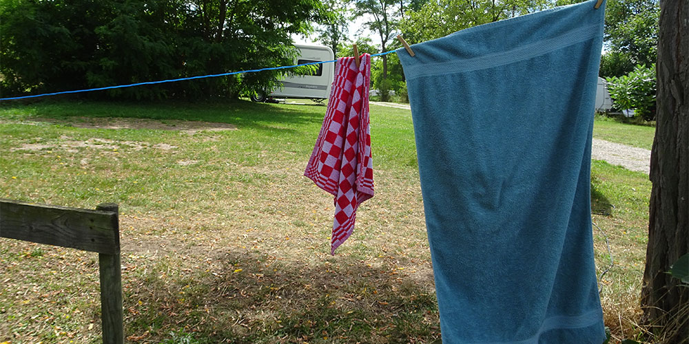 Wasje op de camping Wasje op de camping