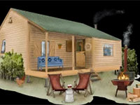 Houten Vakantiehuisje Houten Vakantiehuisje