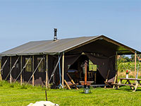 Tenthuis privédouche bij boerderij Tenthuis privédouche bij boerderij