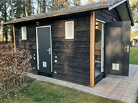 Zandhegge Comfortplaats privé sanitair Zandhegge Comfortplaats privé sanitair