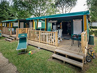 Lodgetent Woody met toilet Lodgetent Woody met toilet