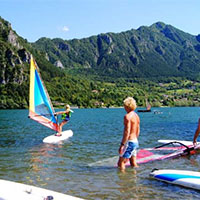 Camping Belvedere (Idromeer) in regio Lombardia, Italië