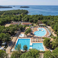 Camping Bijela Uvala in regio Istrië, Kroatië