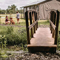 Camping Boerenbed Botterheerd in regio Groningen, Nederland