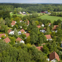 Camping Bungalowpark Het Drentse Wold in regio Drenthe, Nederland