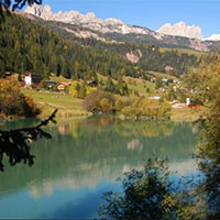 Camping Catinaccio Rosengarten in regio Trentino-Alto Adige/Dolomieten, Italië