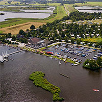 Camping Cnossen Leekstermeer in regio Drenthe, Nederland