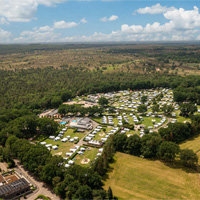 Camping De Noetselerberg in regio Overijssel, Nederland