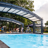 Camping De Norgerberg in regio Drenthe, Nederland