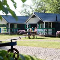 Camping De Vossenburcht in regio Overijssel, Nederland