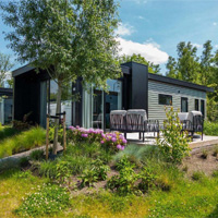 Camping De Wiedense Meren in regio Overijssel, Nederland
