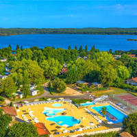 Camping Domaine d'Eurolac in regio Aquitaine / Les Landes, Frankrijk