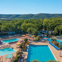 Camping Domaine de Chaussy in regio Ardèche, Frankrijk