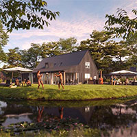 Camping Dormio Resort de Hondsrug in regio Drenthe, Nederland