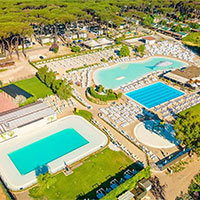 Camping Fabulous village in regio Lazio / Rome, Italië
