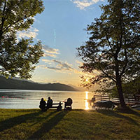 Camping Falkencamp Döbriach in regio Karintië, Oostenrijk