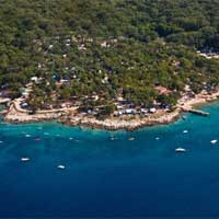 Camping Glavotok in regio Kvarner, Kroatië