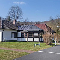 Camping Knaus campingpark Bad Kissingen in regio Beieren, Duitsland