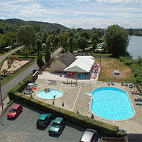 Camping L'Ile des Trois Rois in regio Normandië, Frankrijk