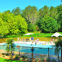 Camping La Clairière (Les Landes) in regio Aquitaine / Les Landes, Frankrijk