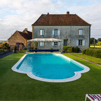 Camping La Maison Bornat in regio Bourgogne (Bourgondië), Frankrijk